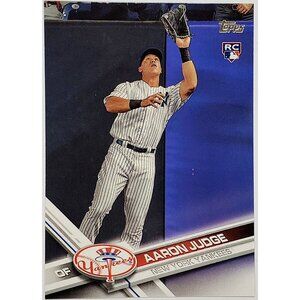 AARON JUDGE ROOKIE "FLAGSHIP" 2017 TOPPS #287 YANKEES, MVP, HOME RUNS!